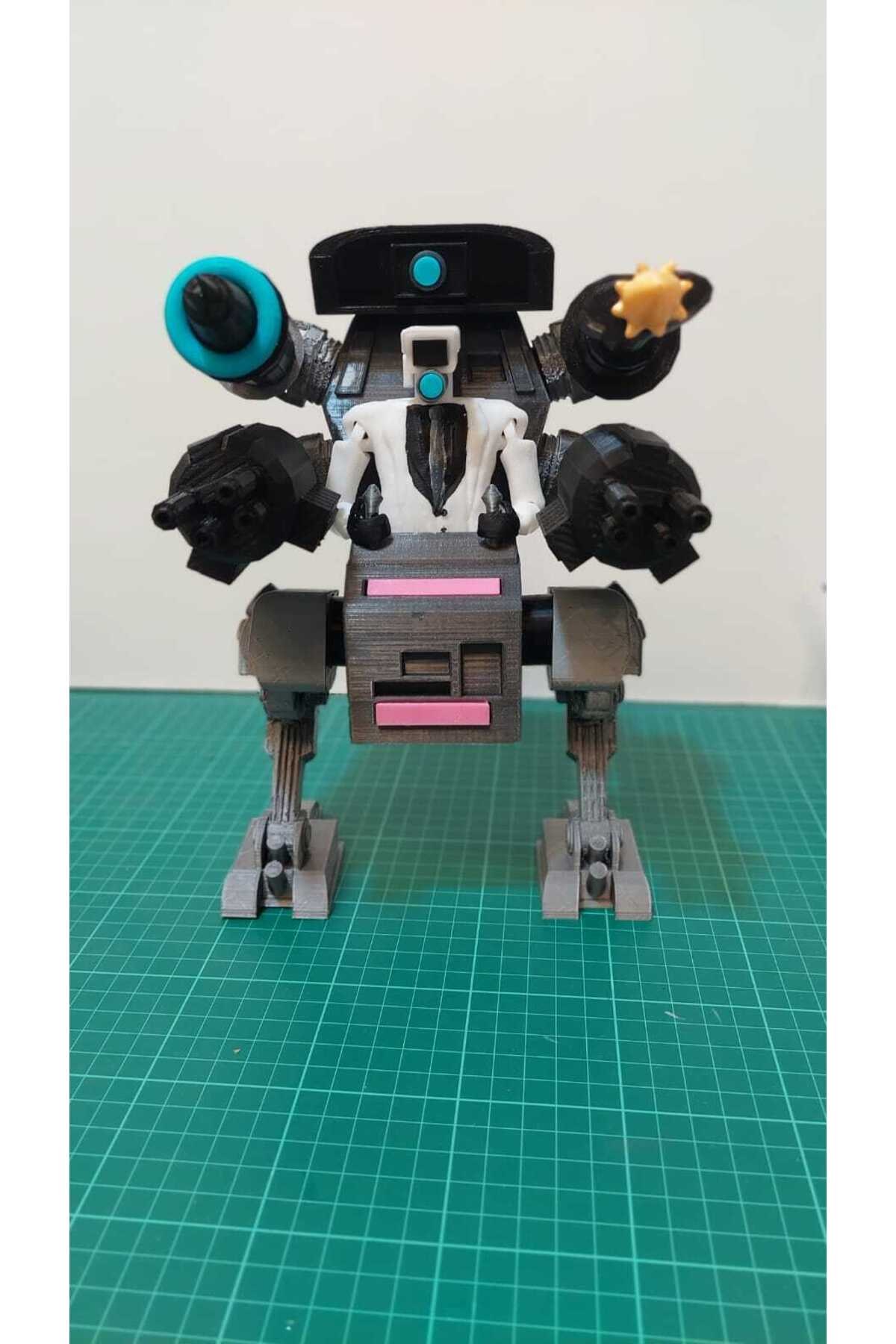 SKIBIDI TOILET - SIBILi TUVALET ANDROID CAMERAMAN ANDROID KAMERAMAN COSPLAY FiGÜR 18 CM