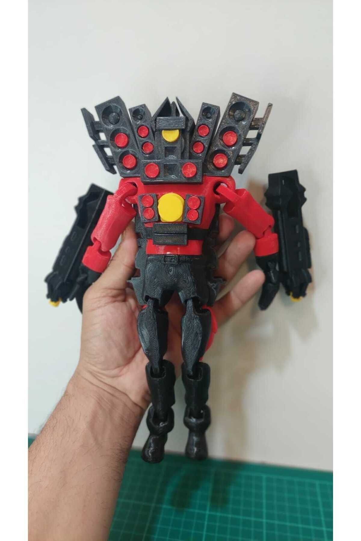 Razmo Skibidi Toilet -mega Tıtan Speakerman Şibili Tuvalet Mega Titan Konuşmacı Adam 17cm Craft38031