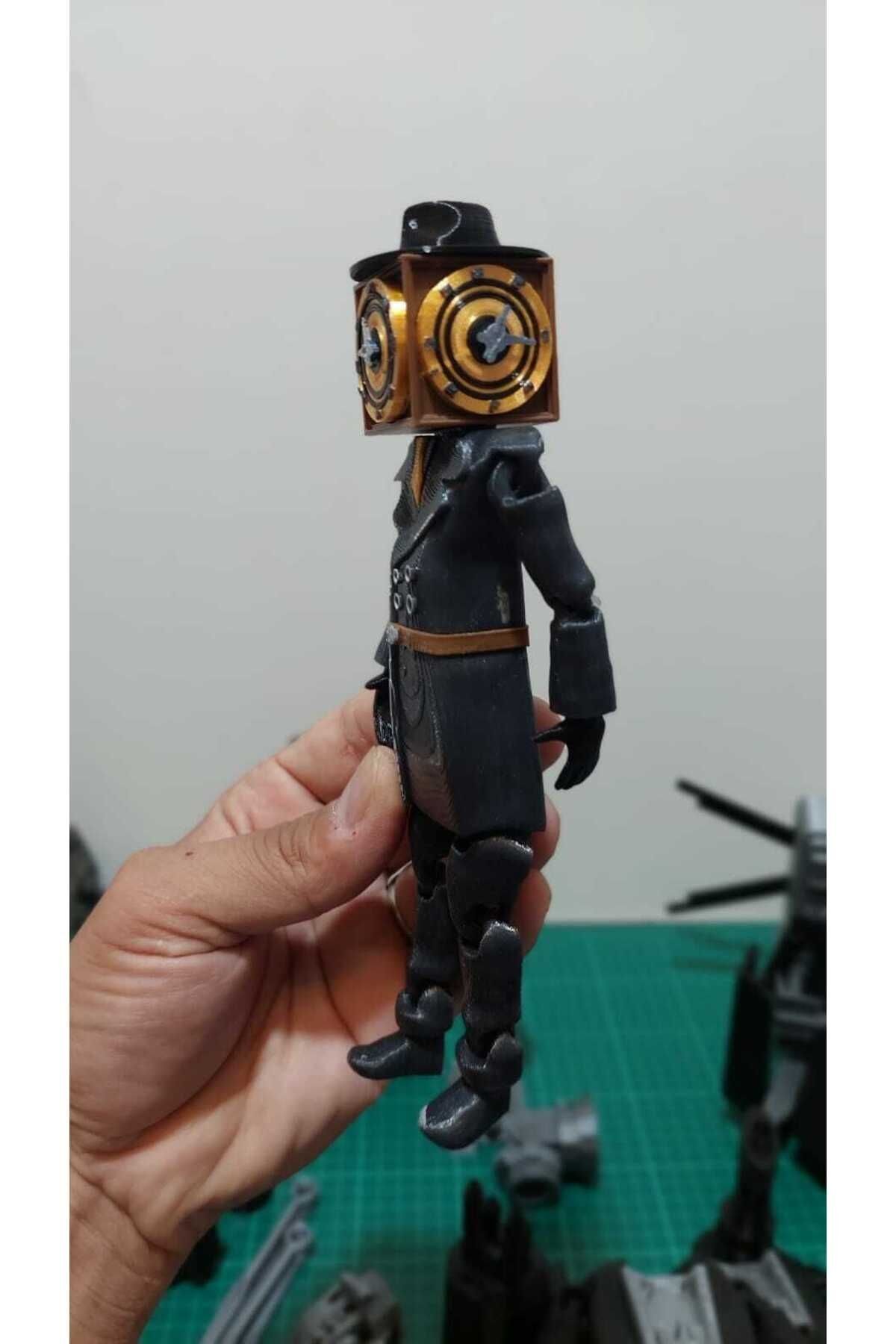 SKIBIDI TOILET MULTIVERSE - CLOCKMAN ŞİBİLİ TUVALET SAAT ADAM FİGÜR COSPLAY 15CM CNQRXVGB4311