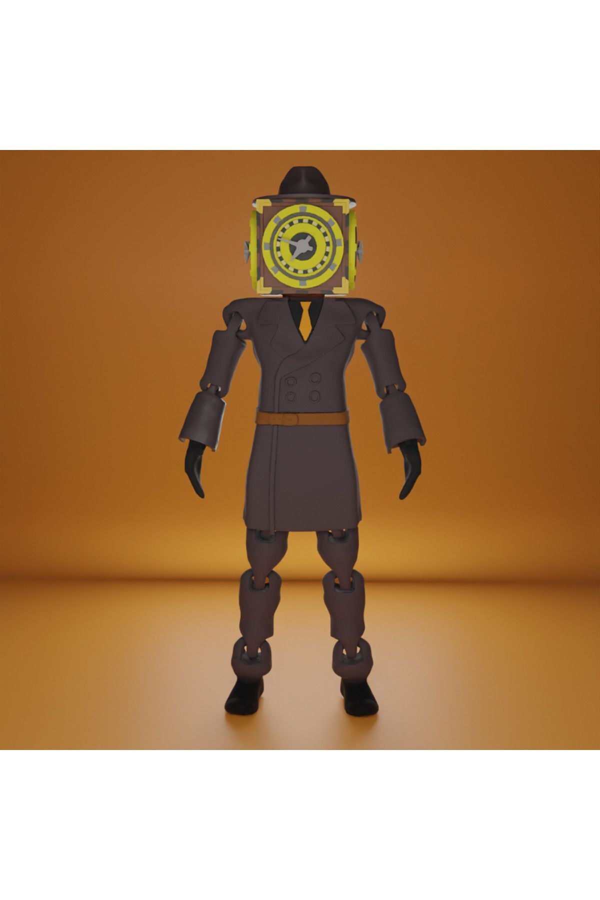 SKIBIDI TOILET MULTIVERSE - CLOCKMAN ŞİBİLİ TUVALET SAAT ADAM FİGÜR COSPLAY 15CM CNQRXVGB4311