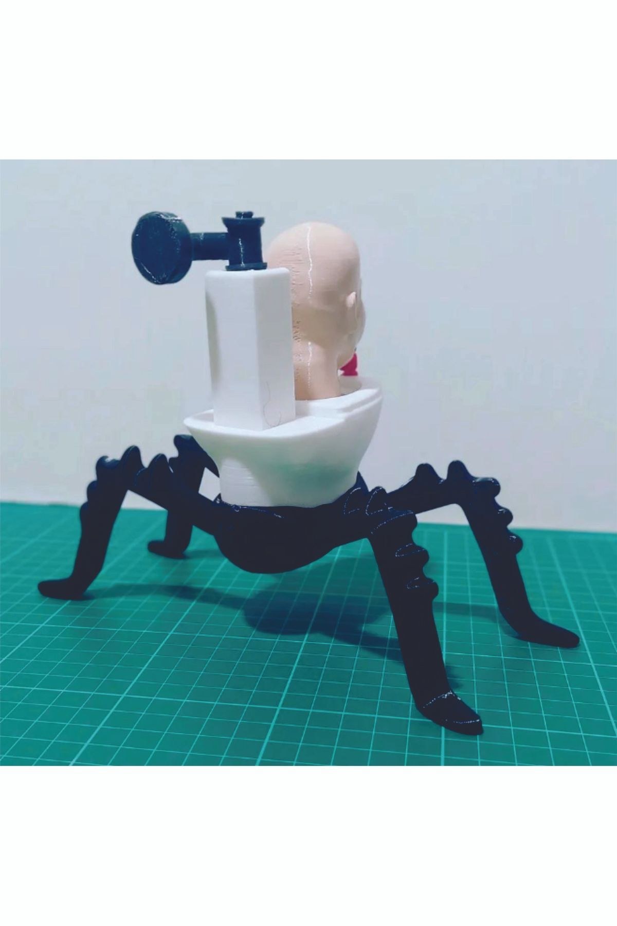 SKIBIDI TOILET PARASITE ŞİBİLİ TUVALET PARAZİT FİGÜR ŞİBİLİ TUVALET OYUNCAK FİGÜR COSPLAY 13CM CNQR.