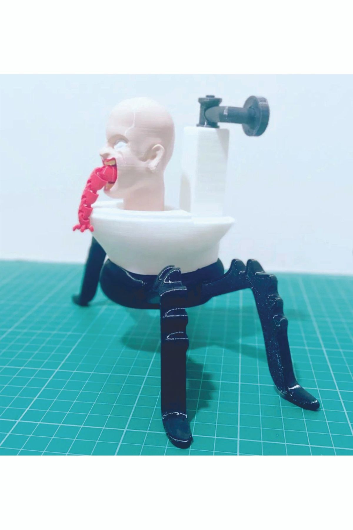 SKIBIDI TOILET PARASITE ŞİBİLİ TUVALET PARAZİT FİGÜR ŞİBİLİ TUVALET OYUNCAK FİGÜR COSPLAY 13CM CNQR.