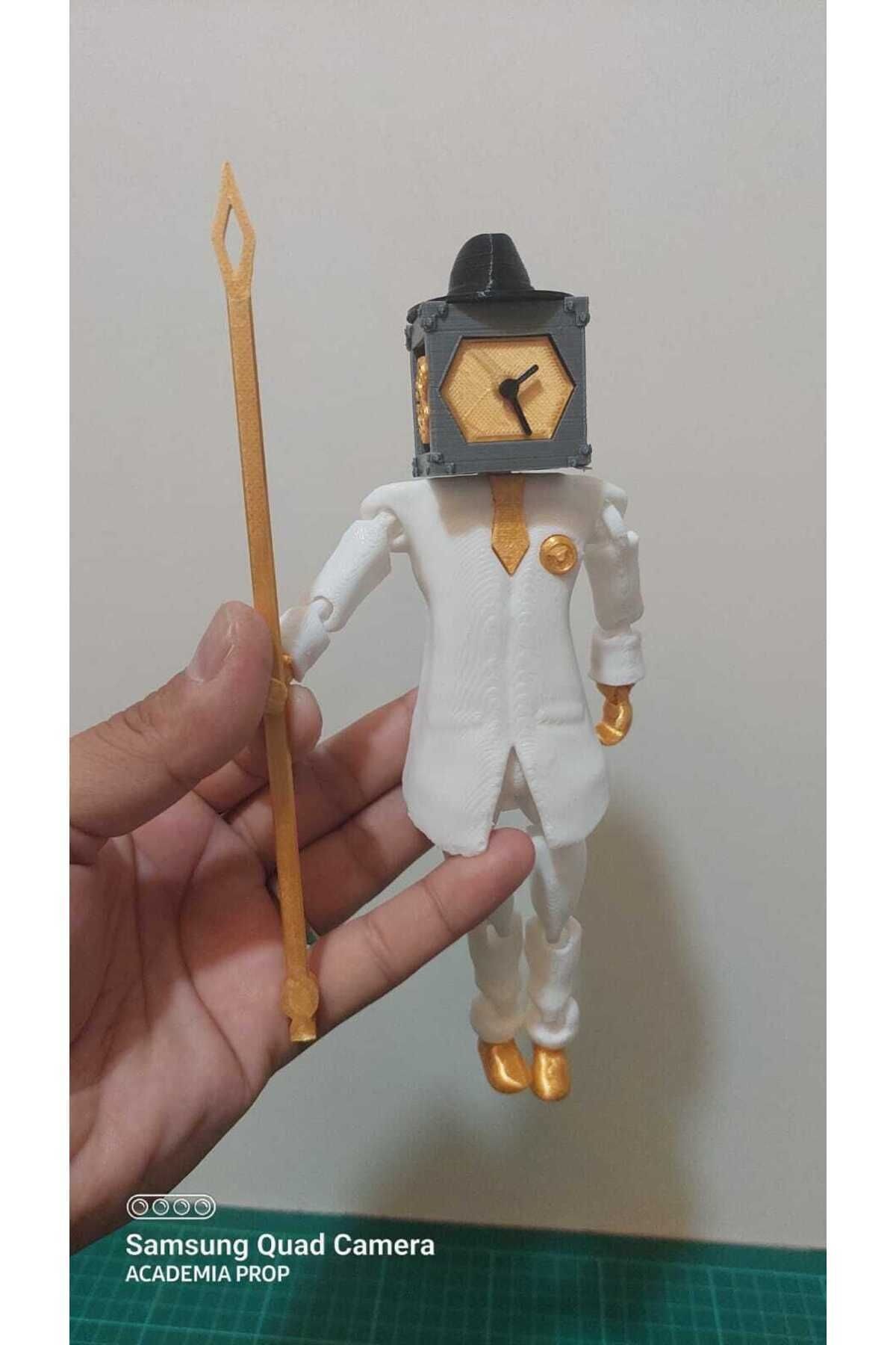 SKIBIDI TOILET MULTIVERSE - CLOCKMAN ELITE ŞİBİLİ TUVALET SAAT ADAM COSPLAY FİGÜR 15CM CNQRXRSW0017