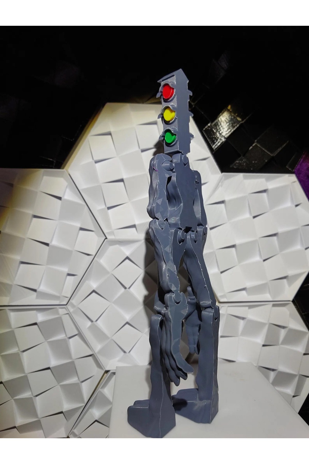Traffic Light Head Trafik Lambası Kafa Roblox Karakteri Figür 30 Cm